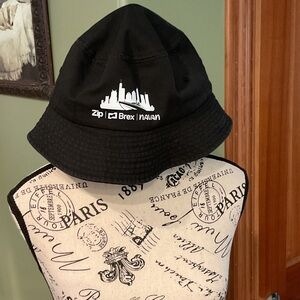 Black Bucket Hat by Zip Brex Navan